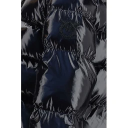 Black Polyamide Full-Length Jacket