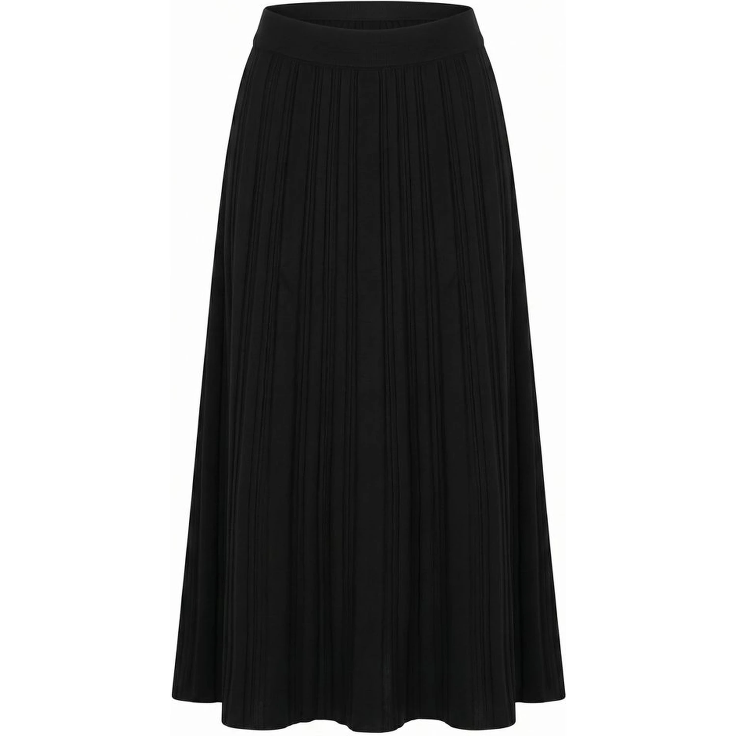 Black Cotton Women Skirt