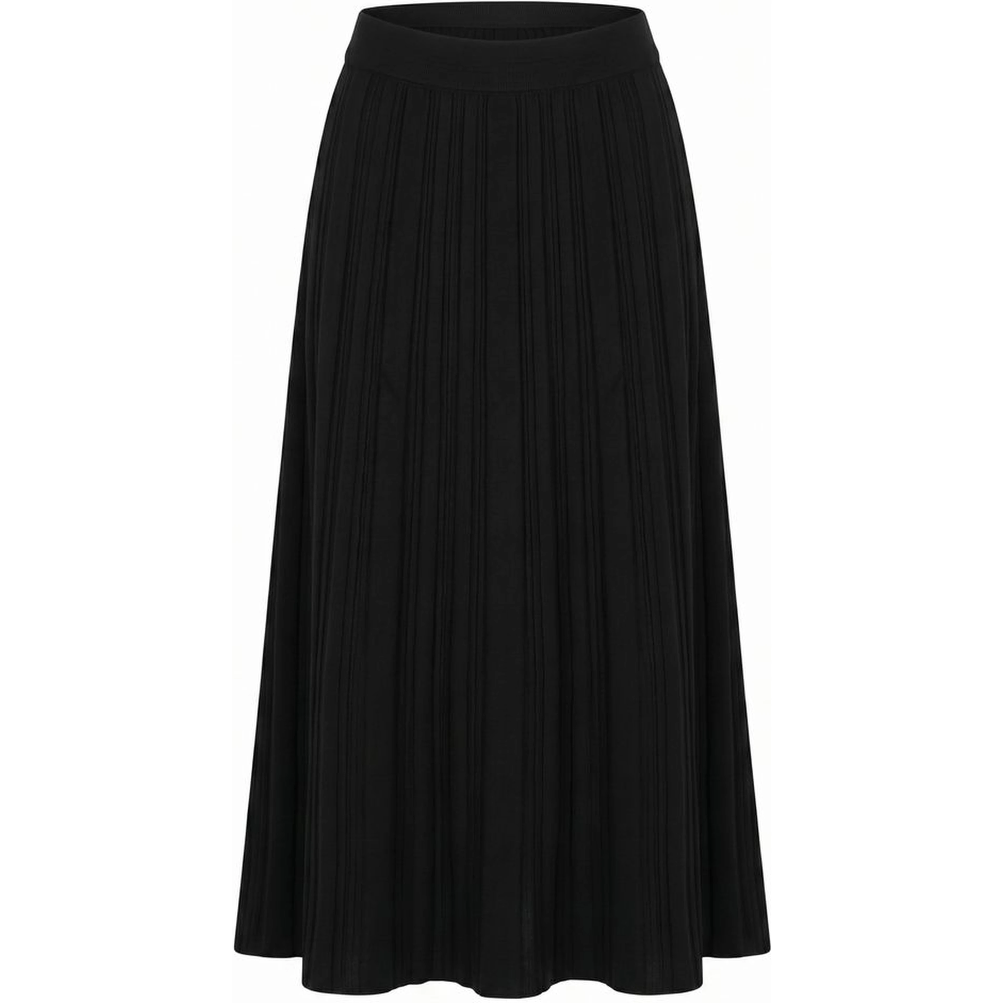 Black Cotton Women Skirt