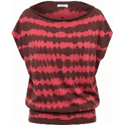 Brown Cotton Women T-Shirt