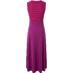 Purple Silk Women Dress