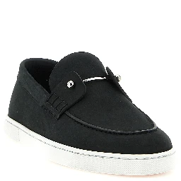 Black Calfskin Slip-On Loafers