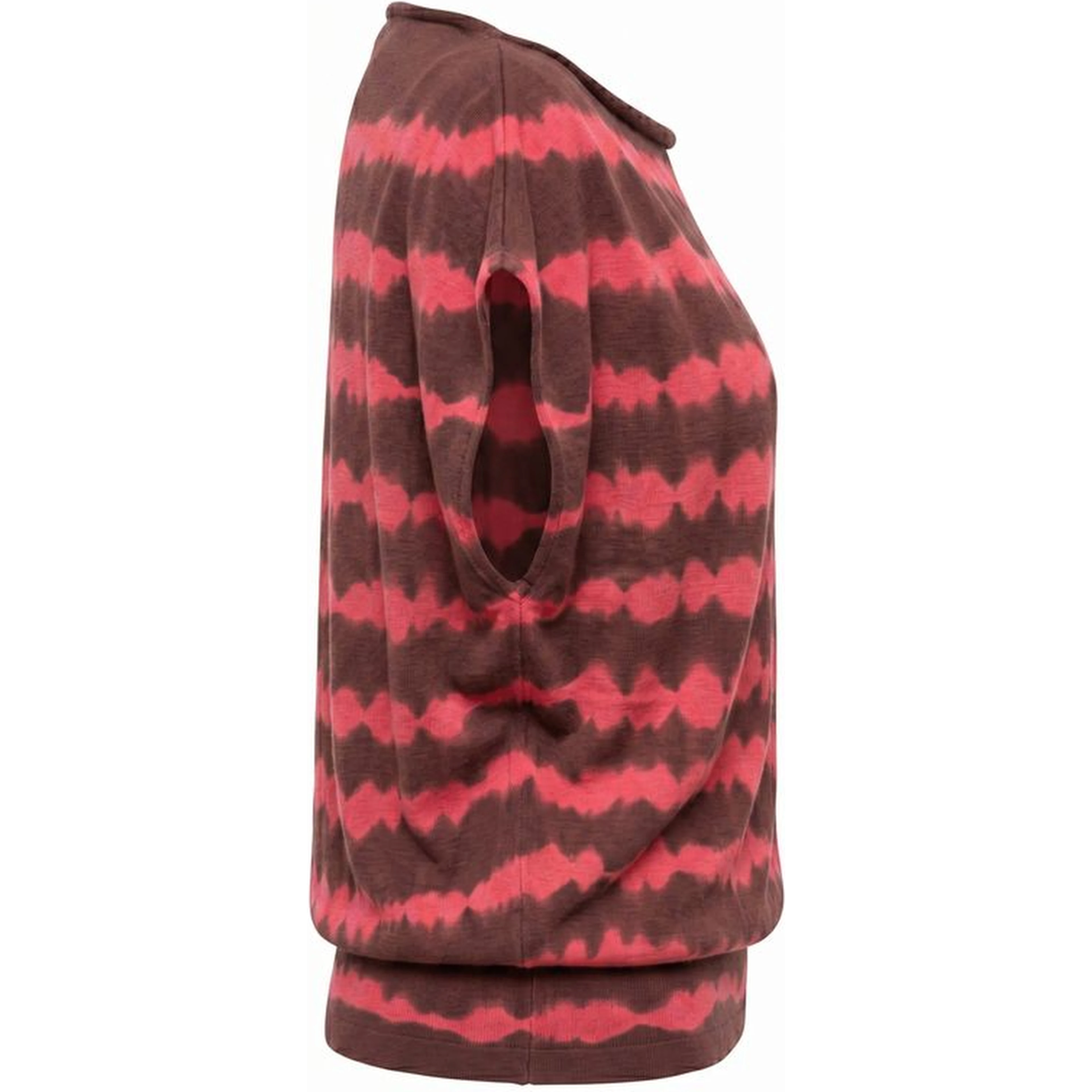 Brown Cotton Women T-Shirt