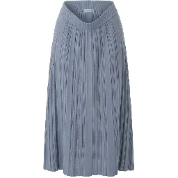 Grey Cotton Women Skirt