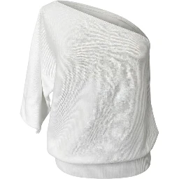 White Cotton Women Sweater