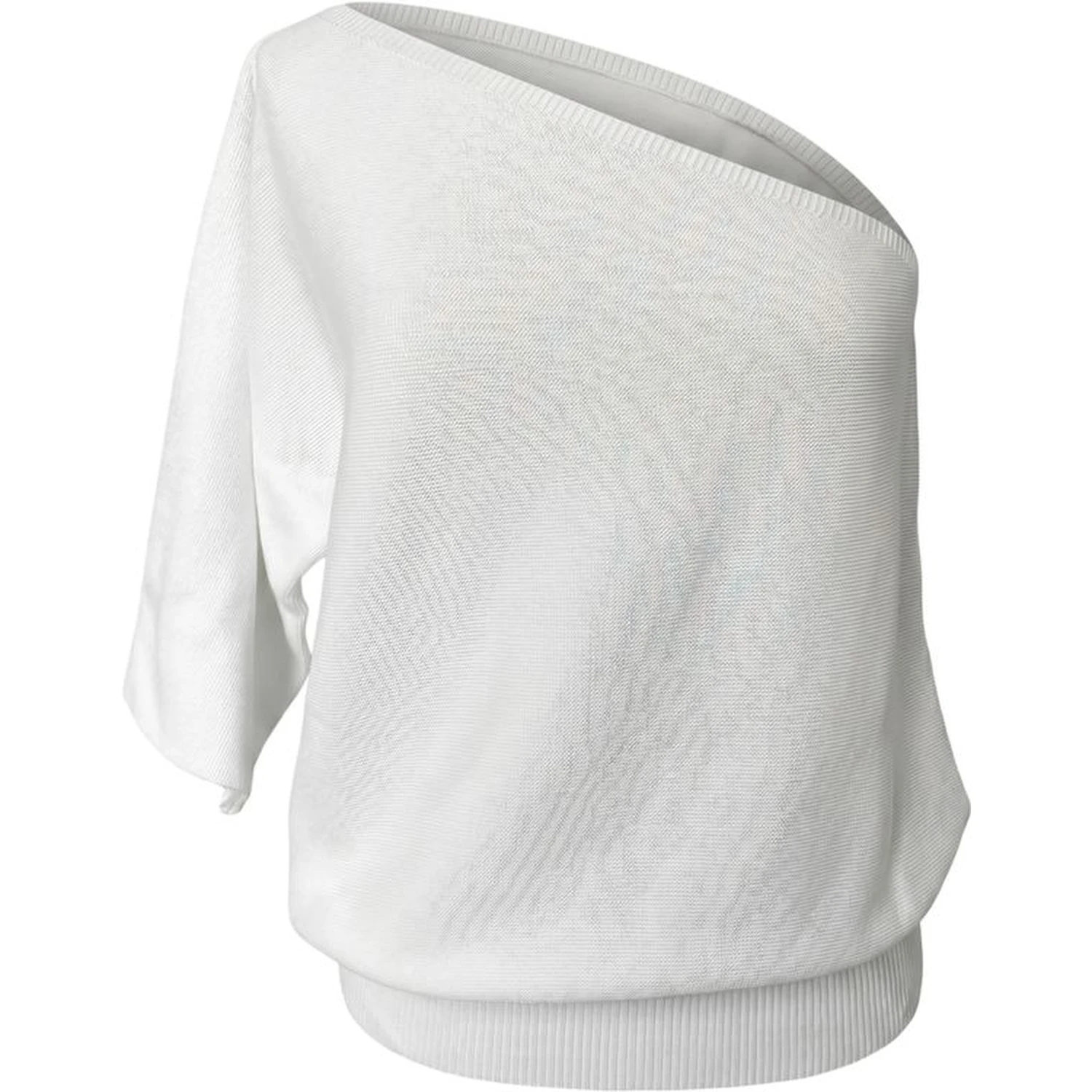White Cotton Women Sweater