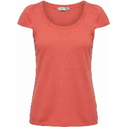 Red Cotton Women's T-Shirt