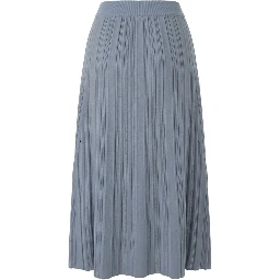 Grey Cotton Women Skirt