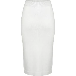White Cotton Women Skirt
