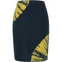 Yellow Cotton Women Skirt