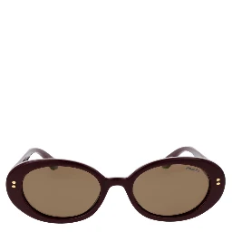 Burgundy Polycarbonate Sunglasses