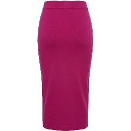Purple Cotton Women Skirt