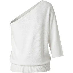 White Cotton Women Sweater