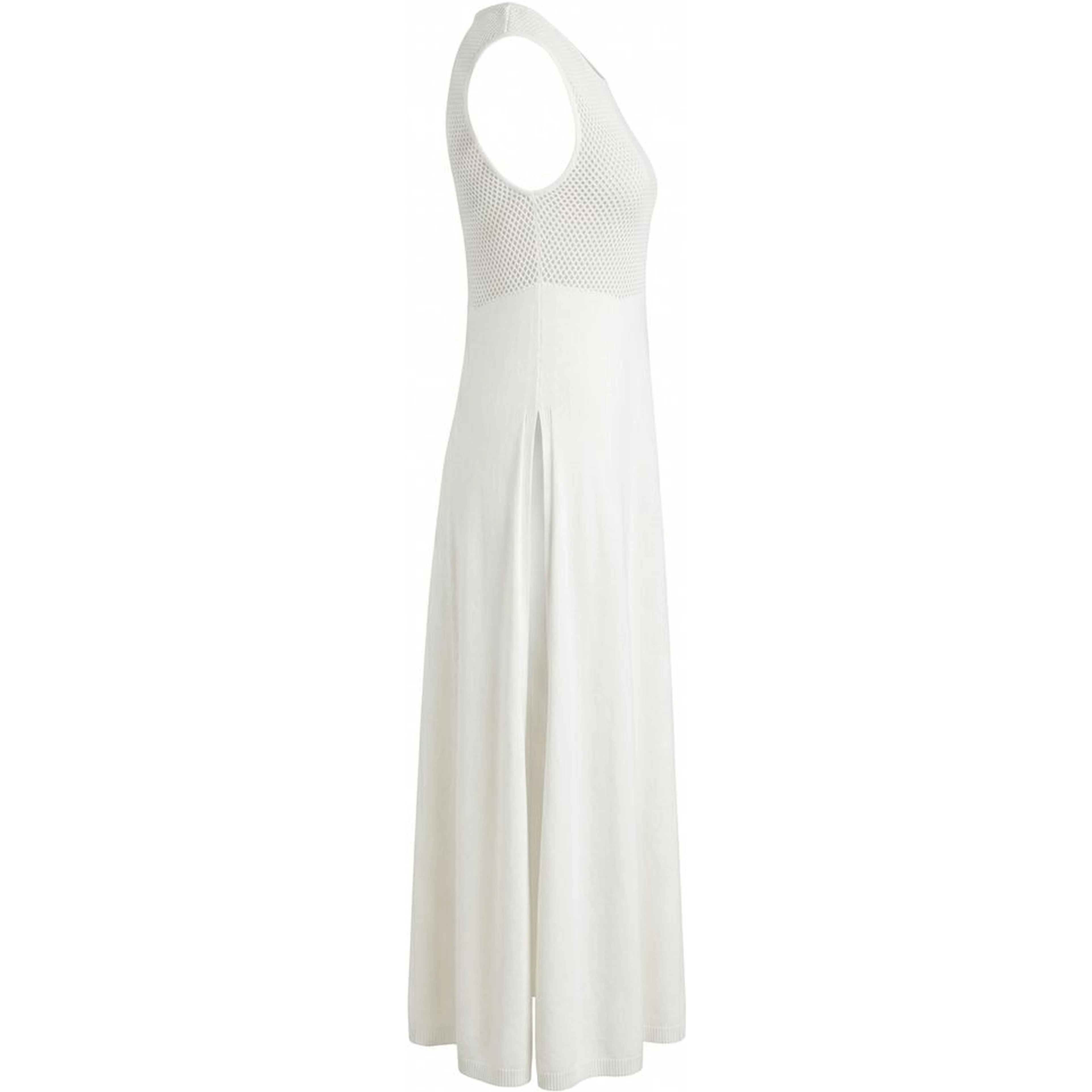 White Silk Women Dress