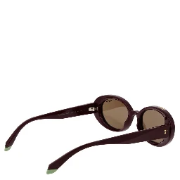 Burgundy Polycarbonate Sunglasses