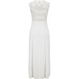 White Silk Women Dress