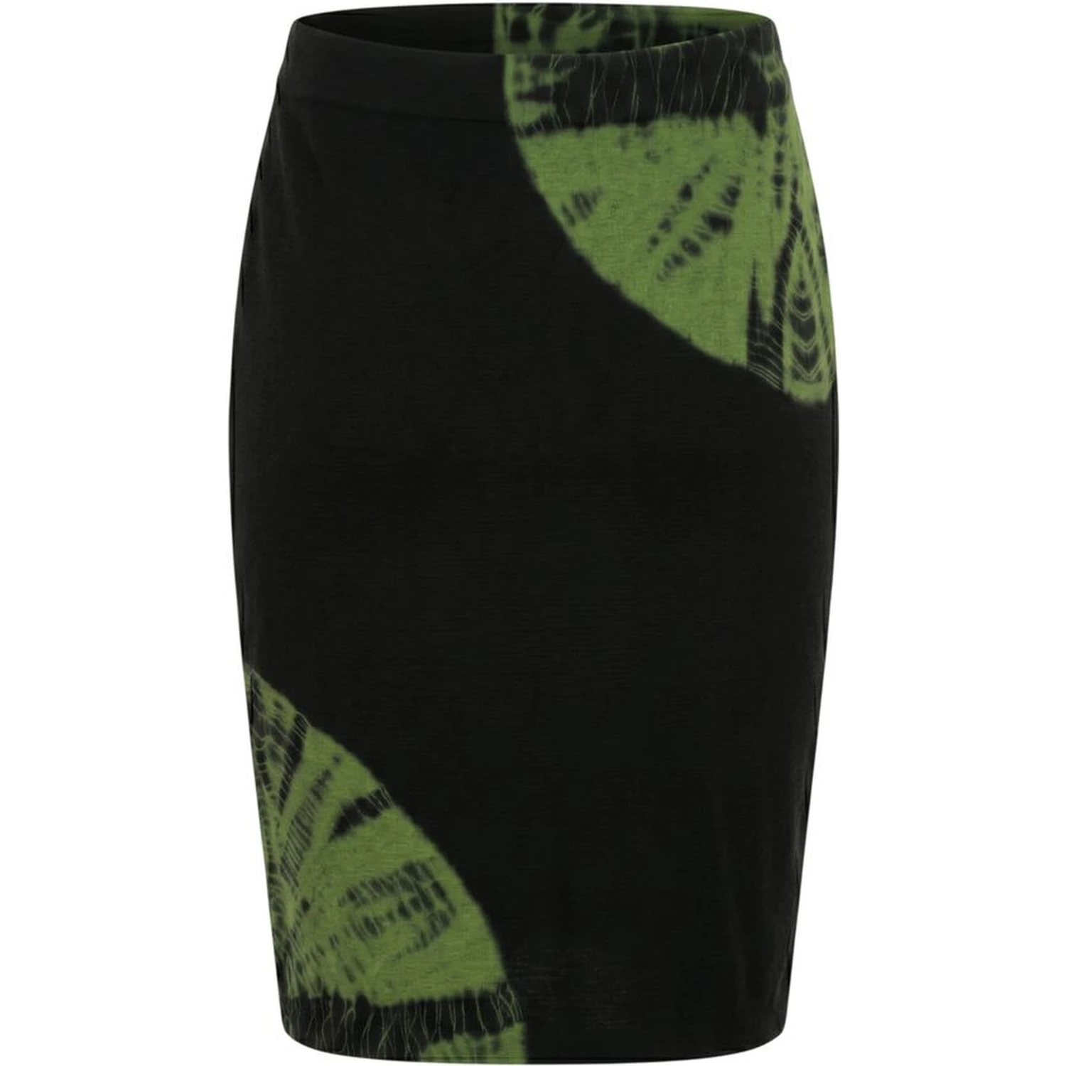 Green Cotton Women Skirt