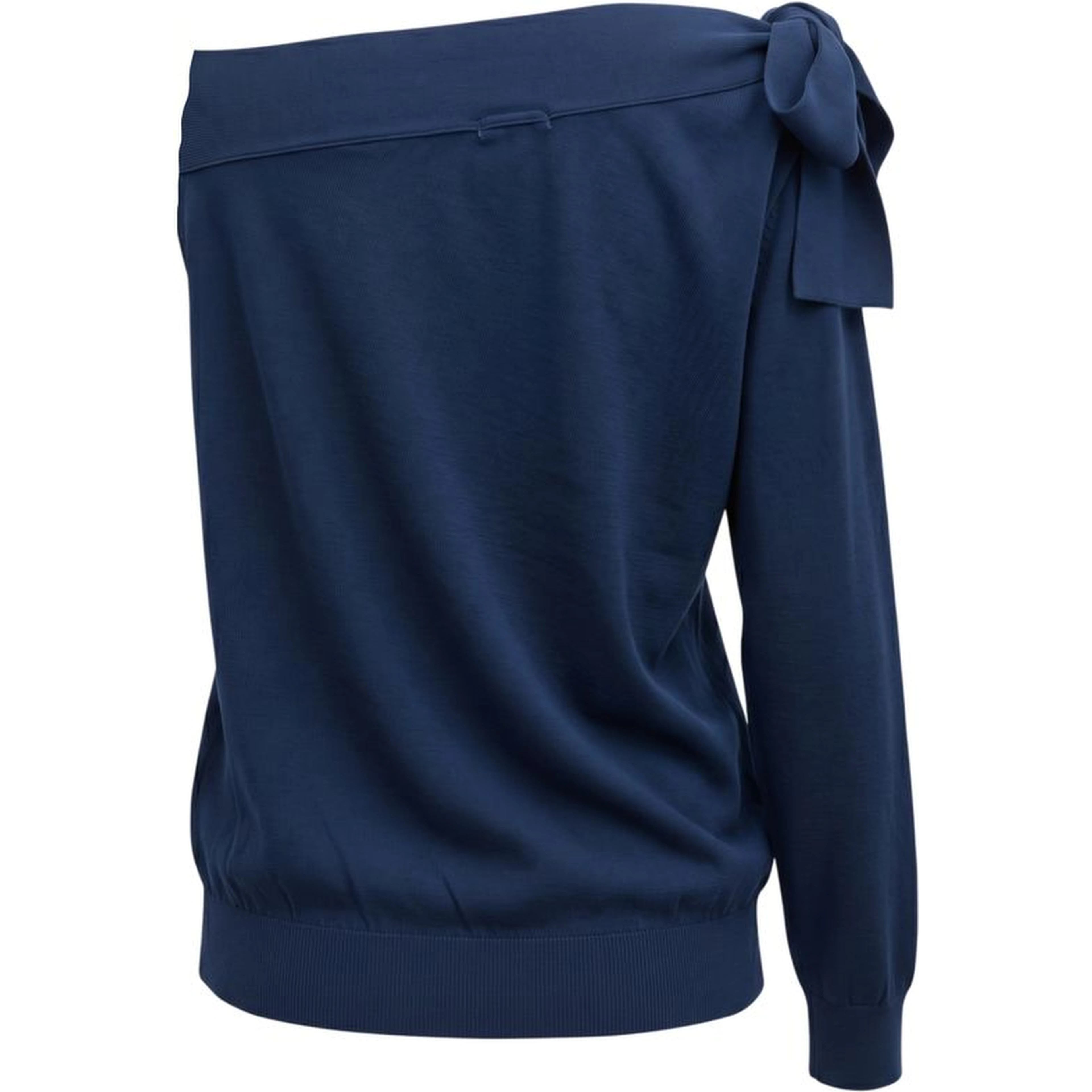 Blue Cotton Women Sweater