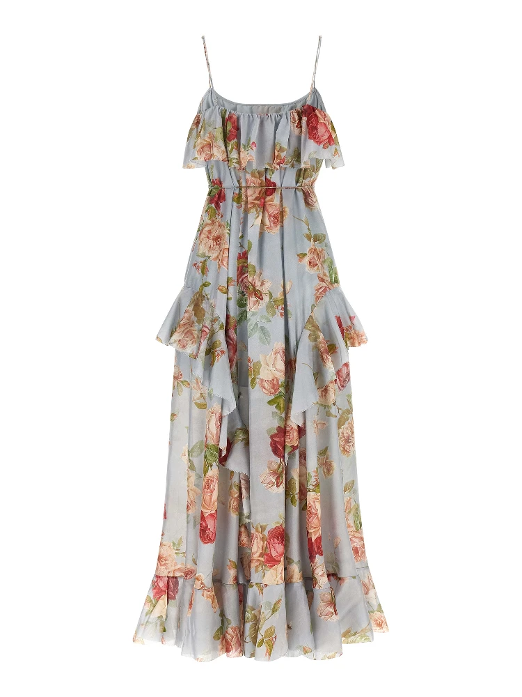 Multicolor Silk Long Dress alternative
