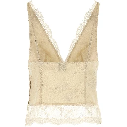 Beige Linen Tank Tops