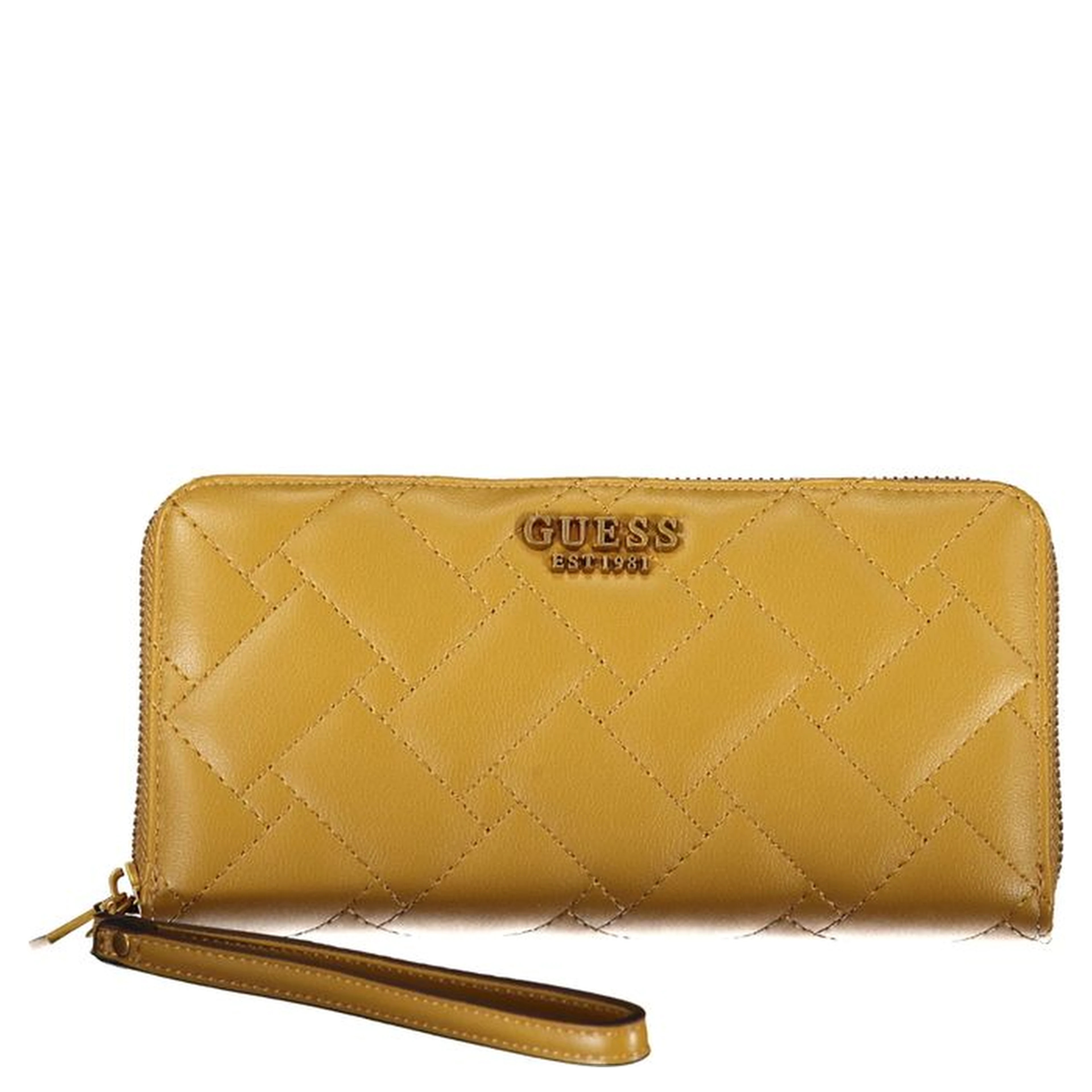 Yellow Polyurethane Women Wallet