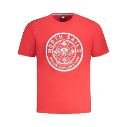 Red Cotton Men T-Shirt