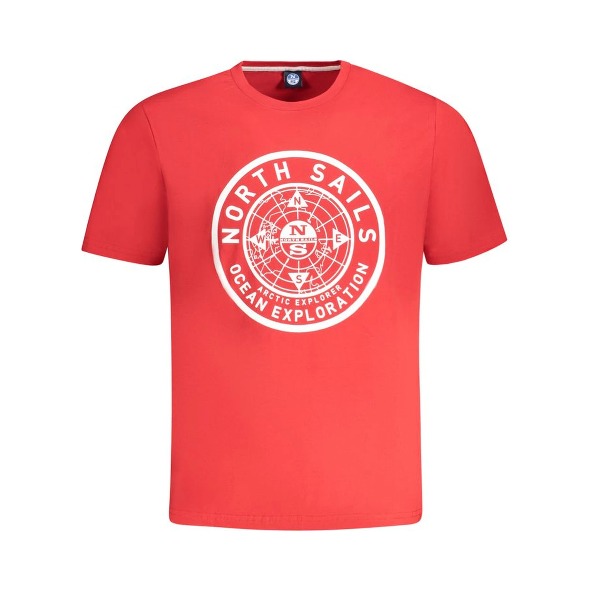 Red Cotton Men T-Shirt