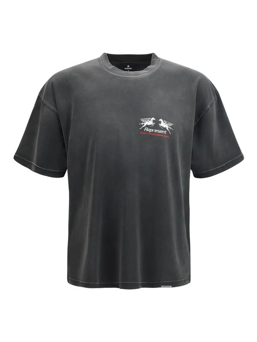 Gray Cotton T-Shirt
