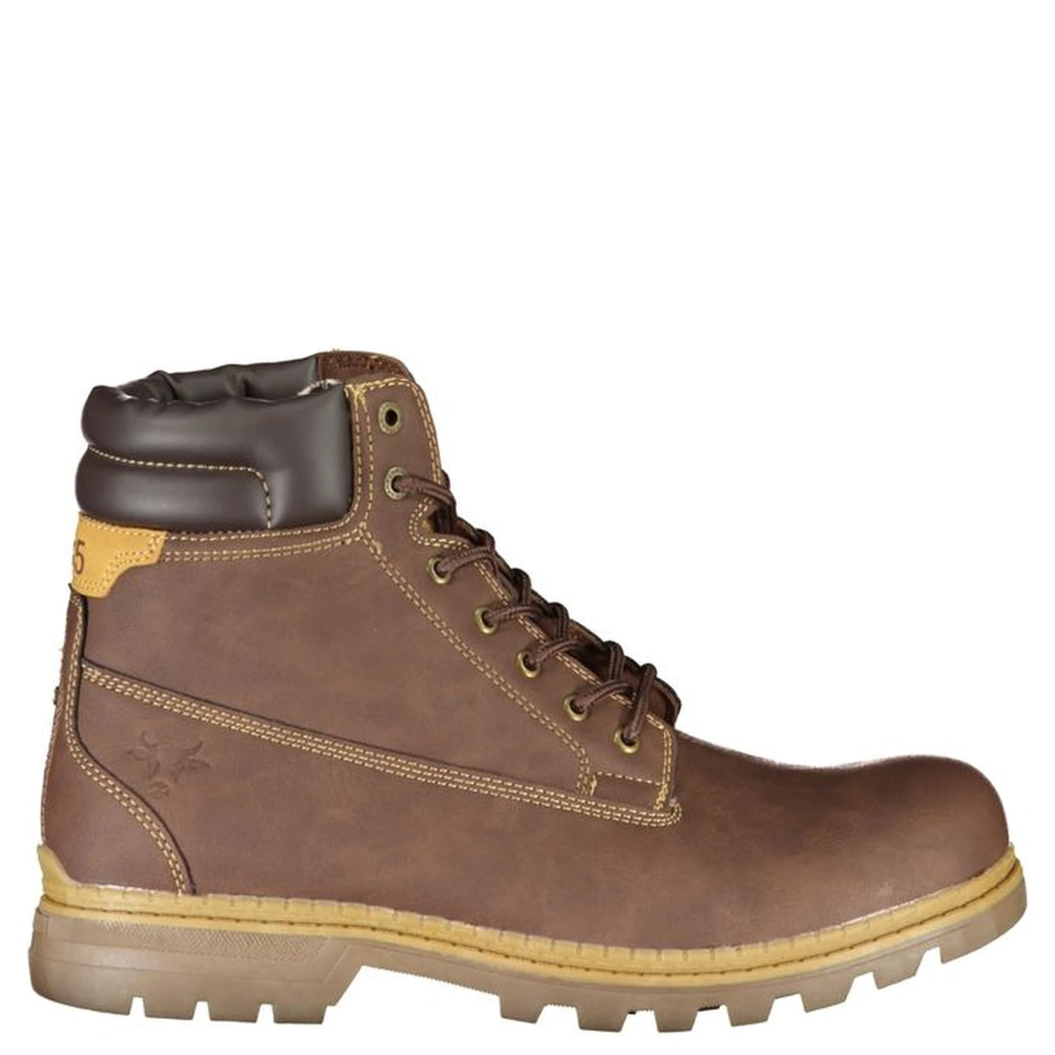 Marrone Poliestere Men Ankle Boot