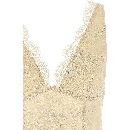 Beige Linen Tank Tops