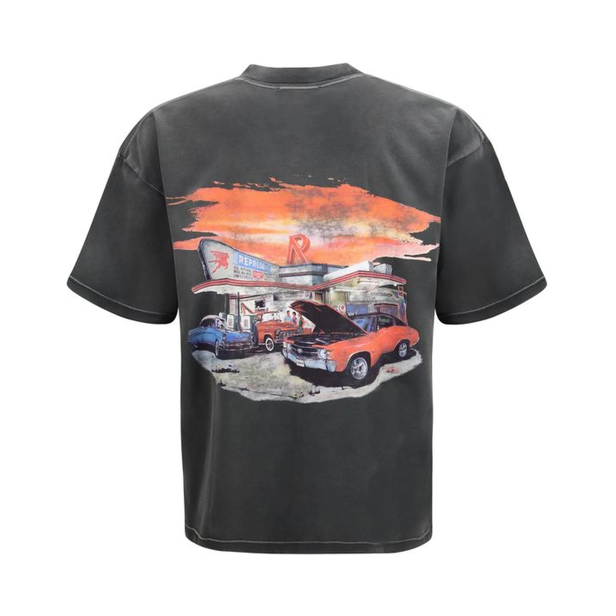 Gray Cotton T-Shirt