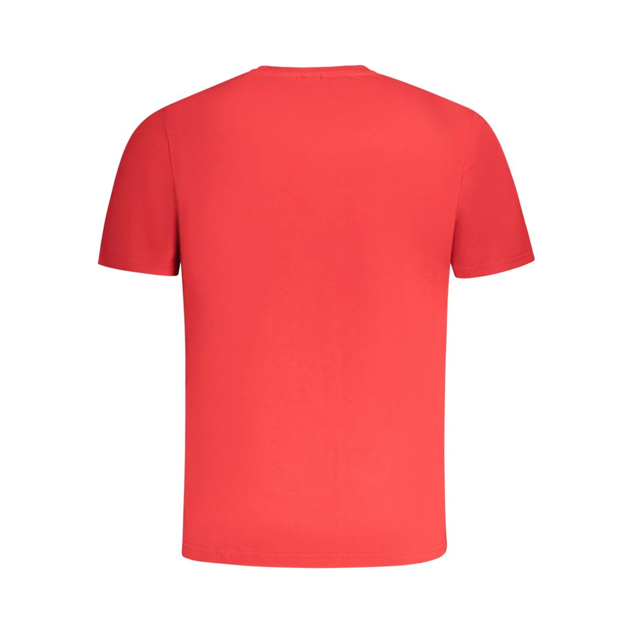 Red Cotton Men T-Shirt