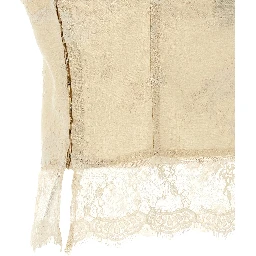 Beige Linen Tank Tops