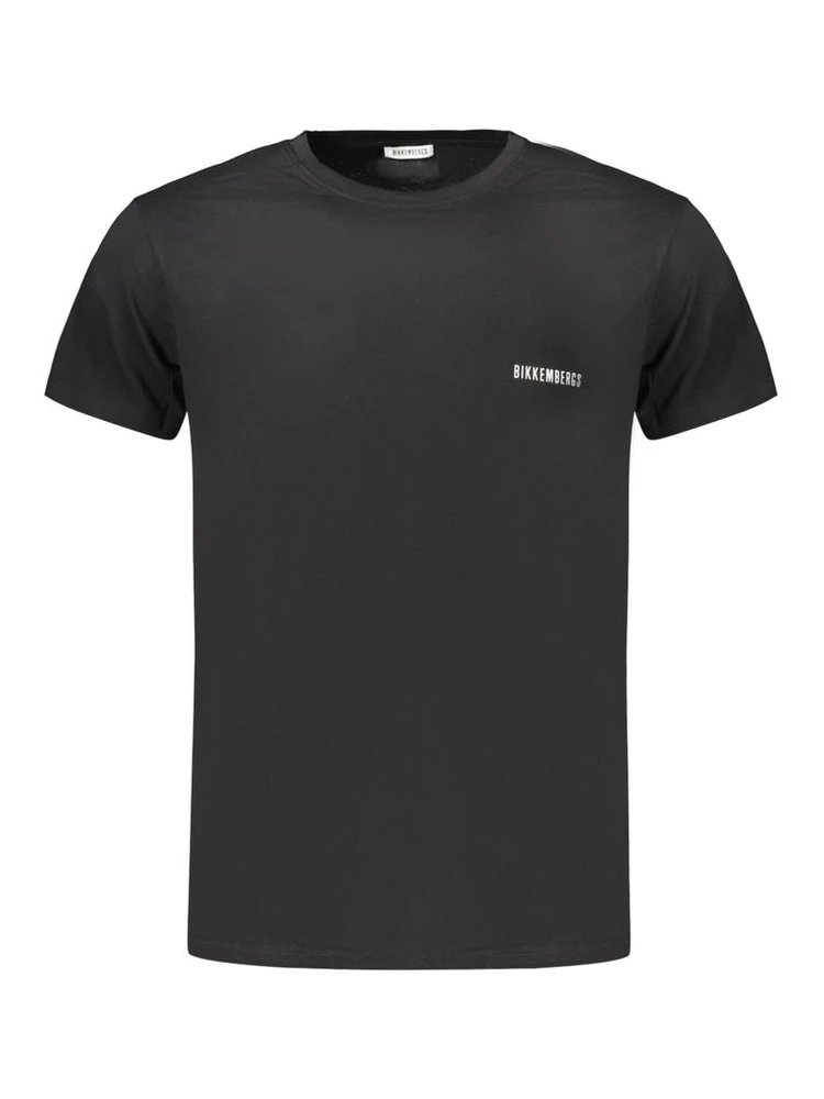Black Cotton Men's T-Shirt