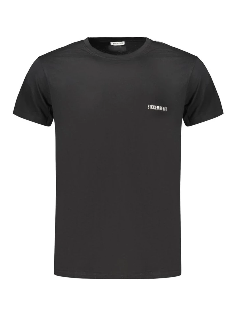 Black Cotton Men's T-Shirt