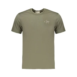 Green Cotton Men's T-Shirt