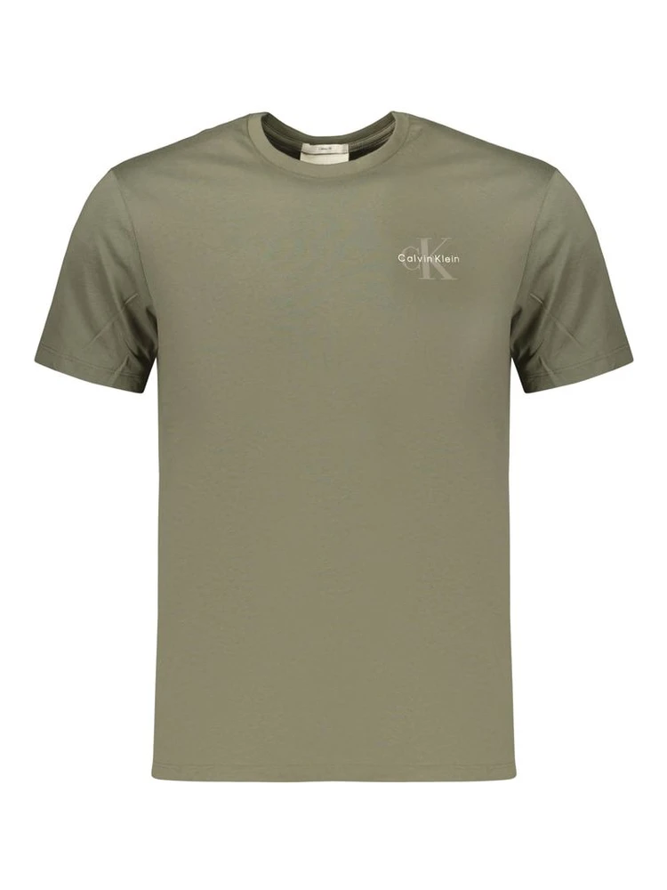 Green Cotton Men's T-Shirt