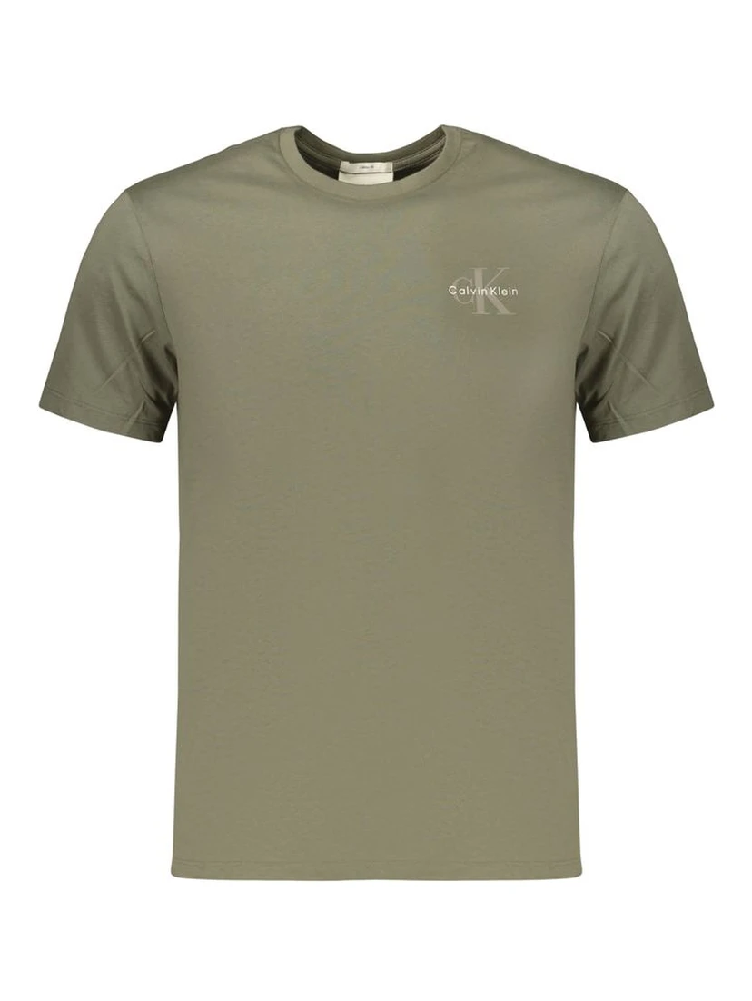 Green Cotton Men's T-Shirt
