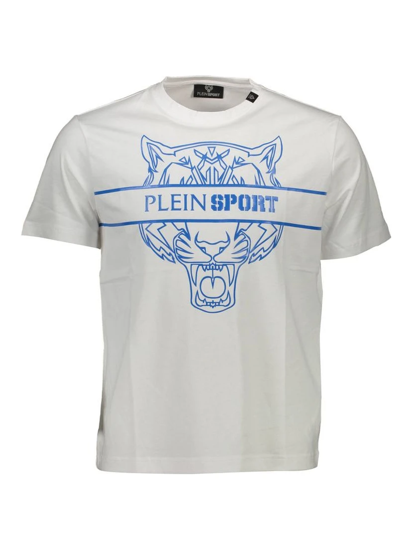 White Cotton Men's T-Shirt