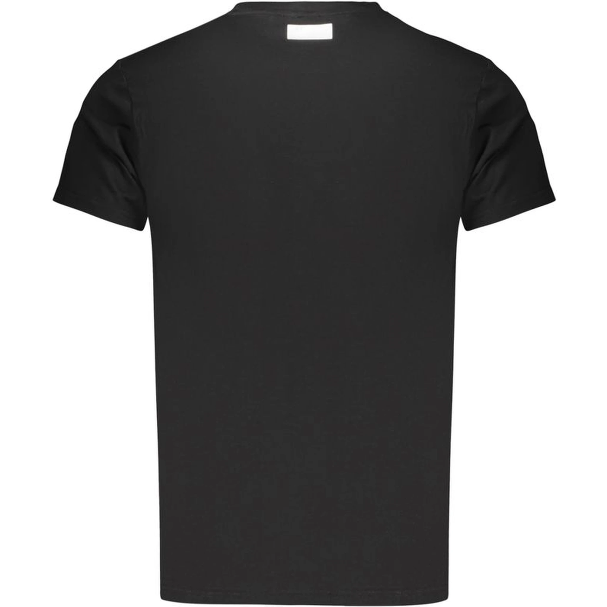 Black Cotton Men T-Shirt
