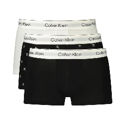 Black Cotton Men's Boxer