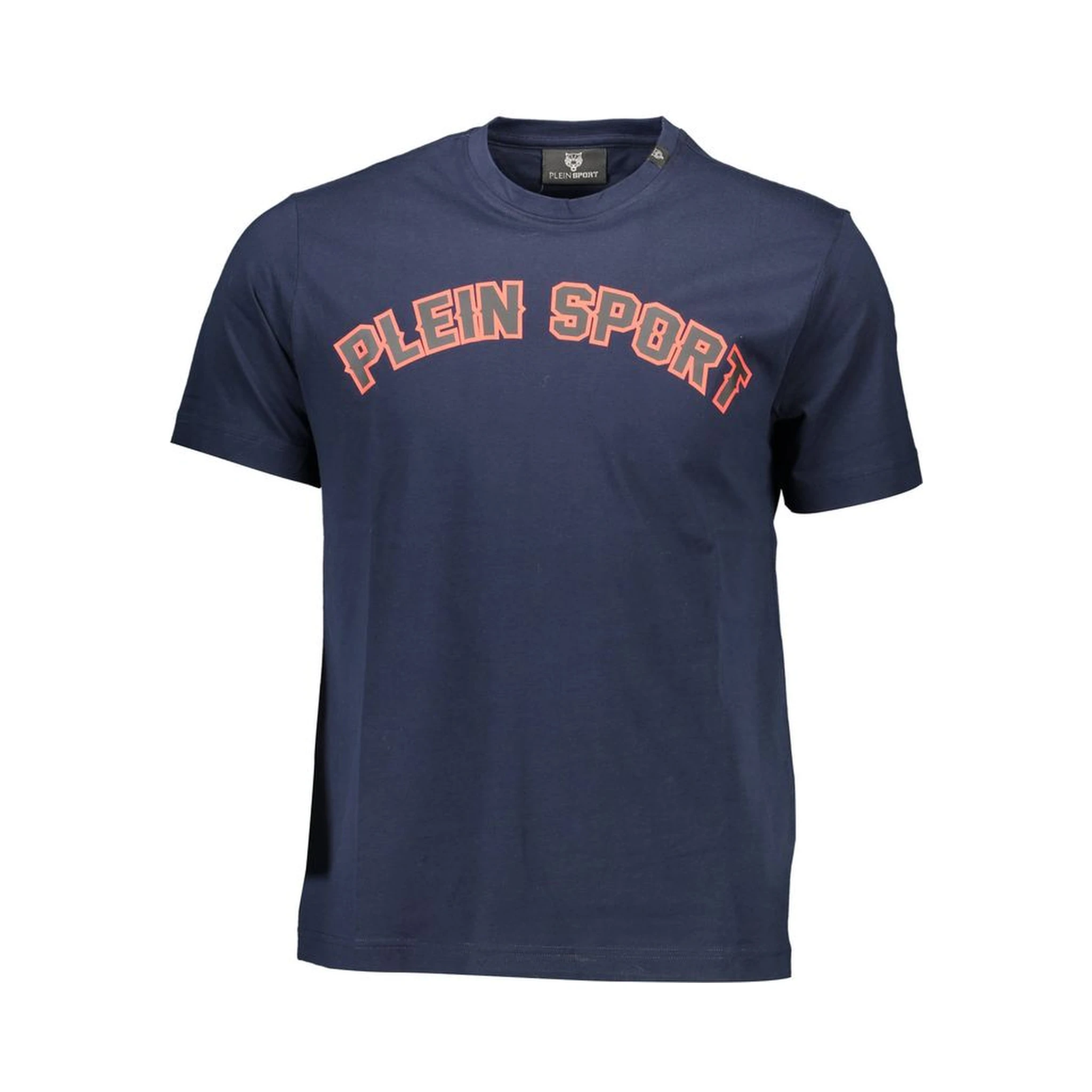 Blue Cotton Men's T-Shirt