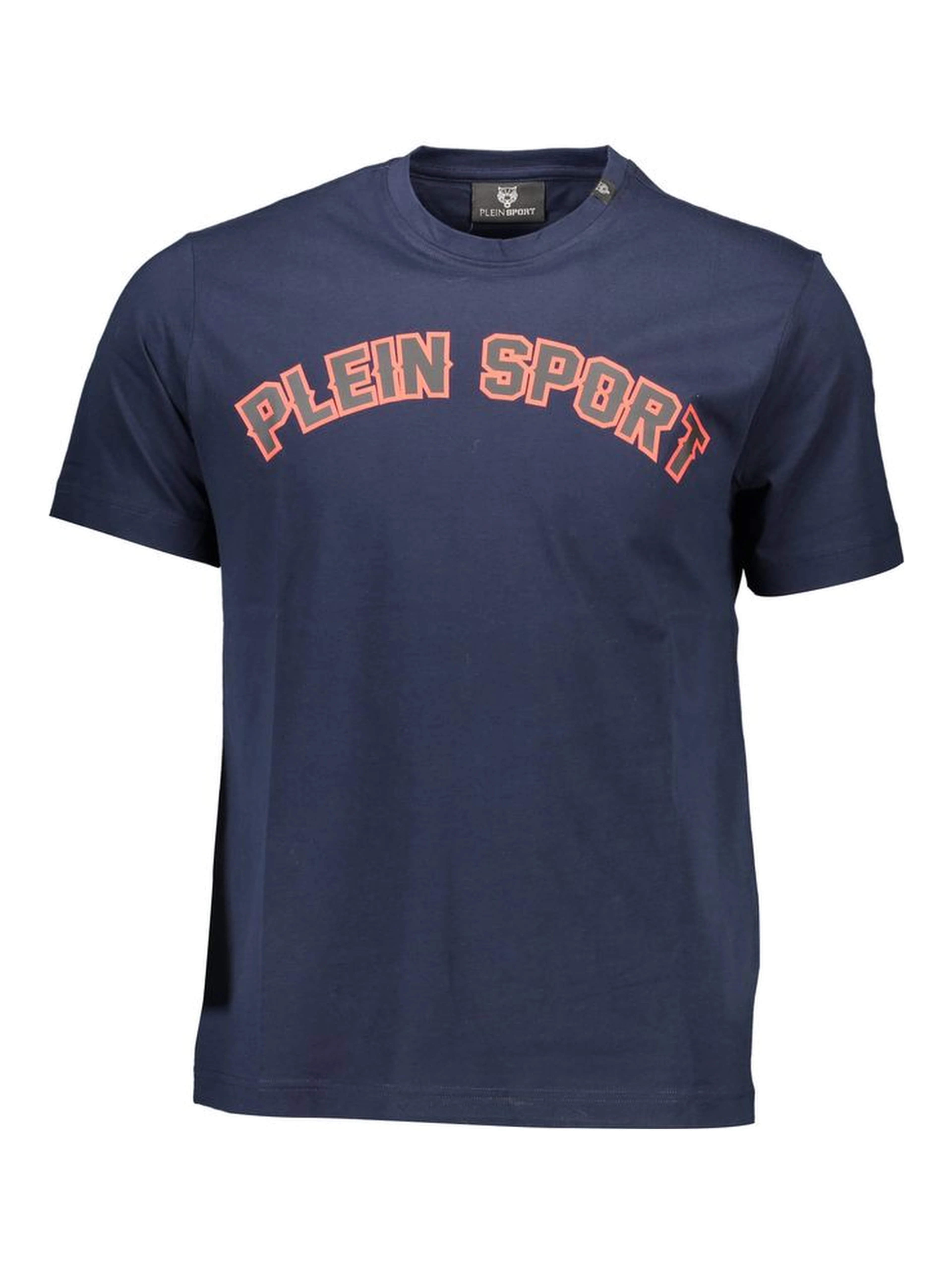 Blue Cotton Men's T-Shirt