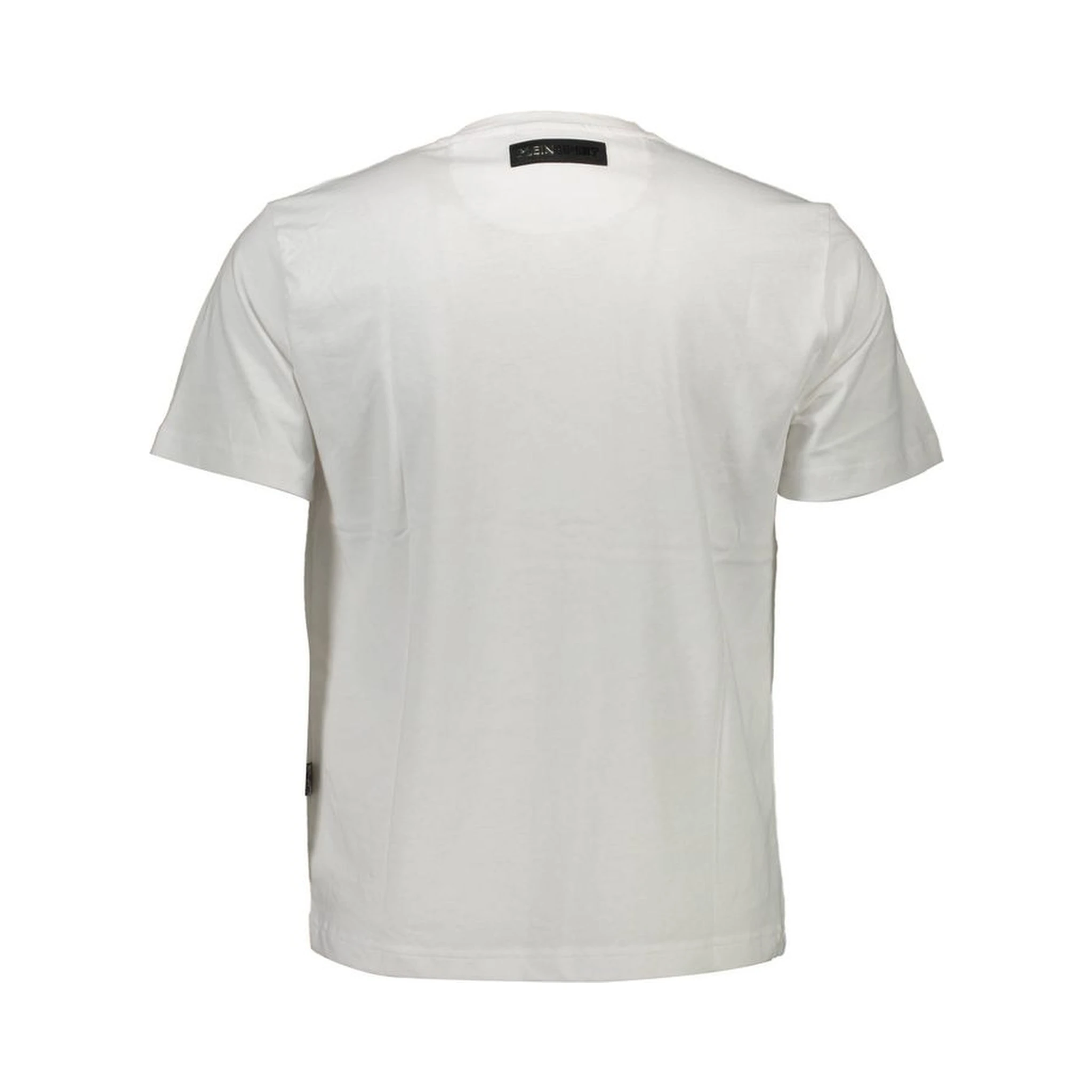 White Cotton Men's T-Shirt