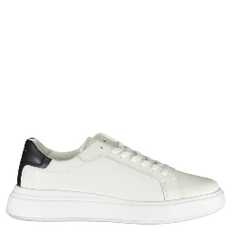 Sleek White Sneakers with Contrast Accents