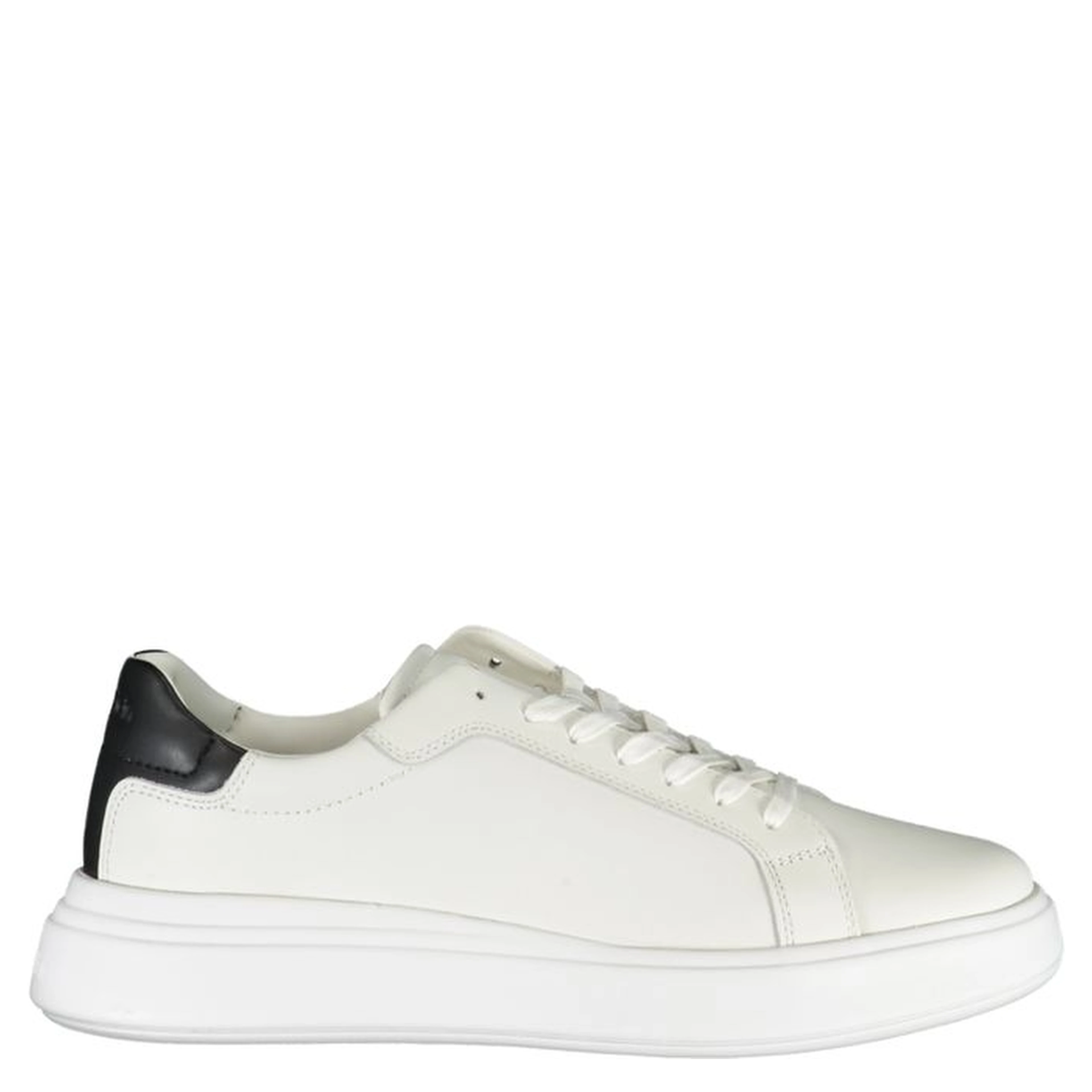 Sleek White Sneakers with Contrast Accents