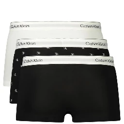 Black Cotton Men's Boxer
