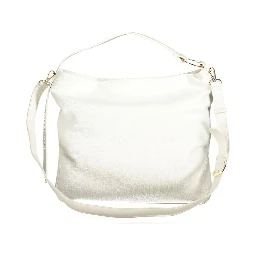 White Polyurethane Women's Bag