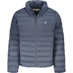 Blu Poliammide Mens Jacket