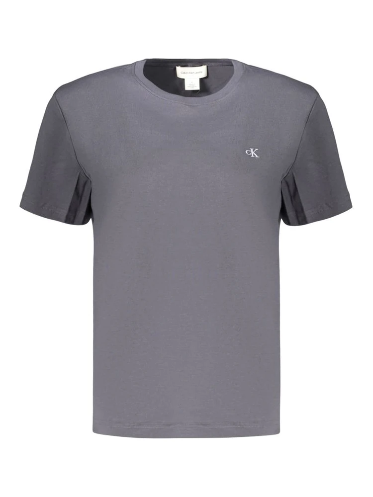 Gray Cotton Women's T-Shirt